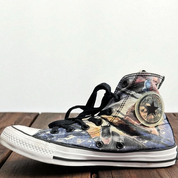 🖤 Converse Batman v Superman High Top Sneakers – Men’s 7.5 / Women’s 9 - Picture 8 of 16